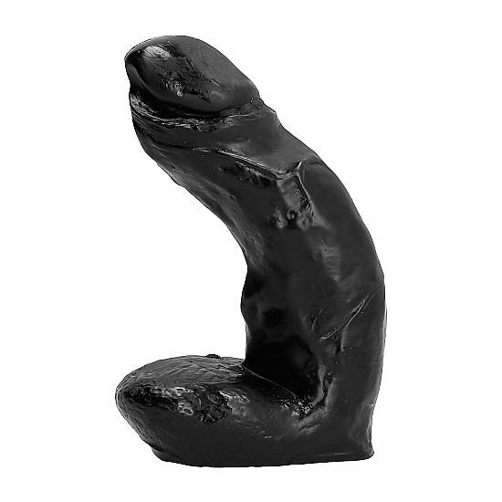 ALL BLACK  PENE REALÍSTICO 15CM - Pene Realistico Consolador - Sex Shop ARTICULOS EROTICOS