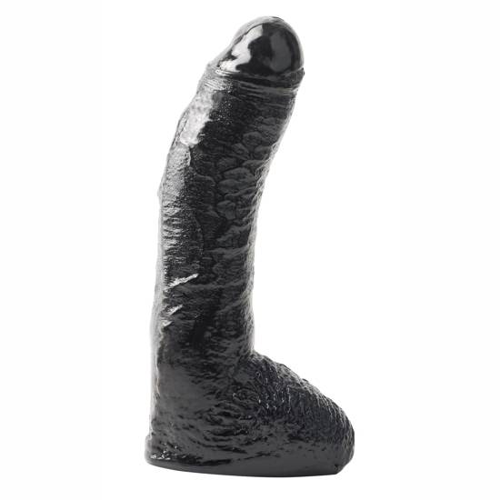 BASIX FAT BOY PENE 18 CM NEGRO - Consolador Penes Juguetes Sexuales - Sex Shop ARTICULOS EROTICOS