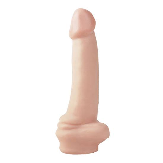 BASIX PENE DE GELATINA 21 CM NATURAL - Consolador Penes Juguetes Sexuales - Sex Shop ARTICULOS EROTICOS