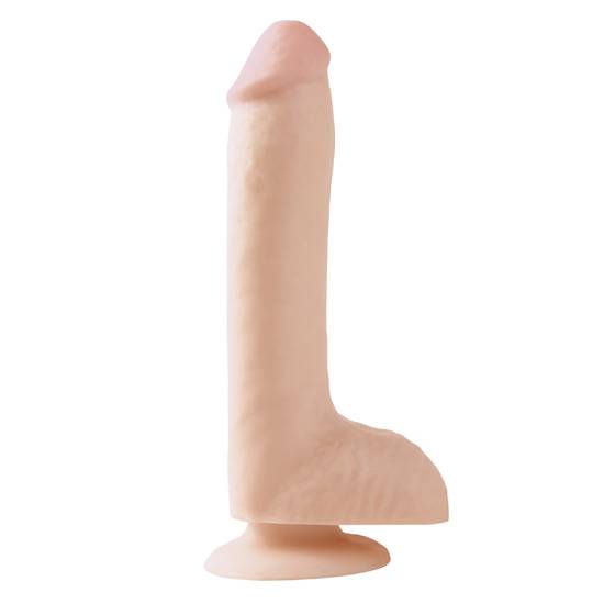 BASIX PENE DE GELATINA SUCCION NATURAL 19 CM - Consolador Penes Juguetes Sexuales - Sex Shop ARTICULOS EROTICOS