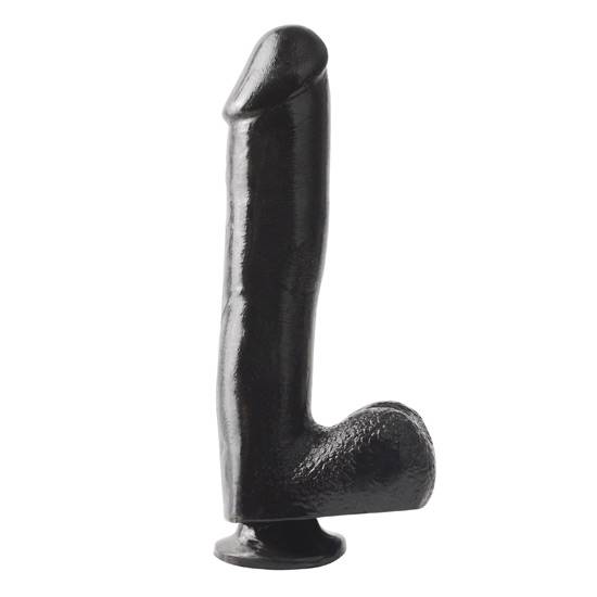 BASIX RUBBER WORKS PENE 24 CM NEGRO - Consolador Penes Juguetes Sexuales - Sex Shop ARTICULOS EROTICOS