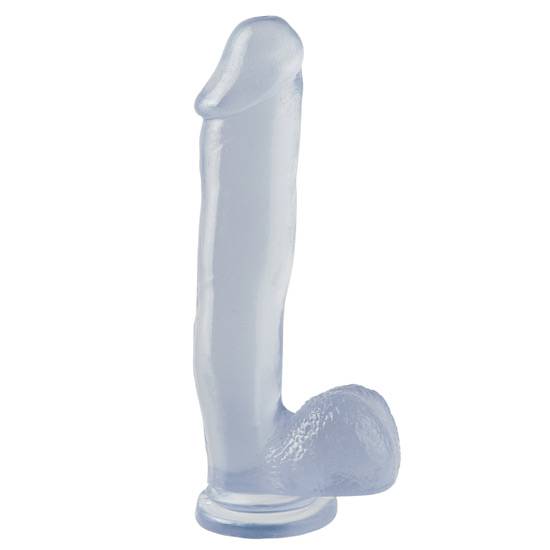 BASIX RUBBER WORKS PENE 29 CM TRANSPARENTE - Consolador Penes Juguetes Sexuales - Sex Shop ARTICULOS EROTICOS