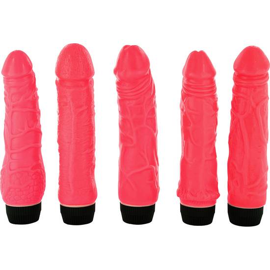 CASANOVA COLLECTION KIT DE 5 PENES VIBRADORES - Juguetes Sexuales Vibradores Kit - Sex Shop ARTICULOS EROTICOS