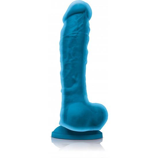 COLOURS DUAL DENSITY 24CM - AZUL - Consolador Penes Juguetes Sexuales - Sex Shop ARTICULOS EROTICOS
