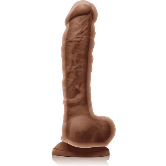 COLOURS DUAL DENSITY PENE SILICONA 24CM - CARAMELO - Consolador Penes Juguetes Sexuales - Sex Shop ARTICULOS EROTICOS