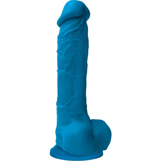 COLOURS PLEASURE DILDO 8 INCH AZUL - Dildos Juguetes Sexuales - Sex Shop ARTICULOS EROTICOS