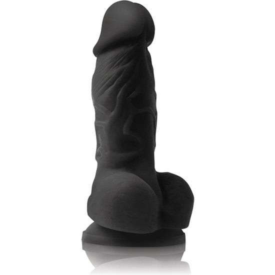 COLOURS PLEASURES 14CM - NEGRO - Consolador Penes Juguetes Sexuales - Sex Shop ARTICULOS EROTICOS