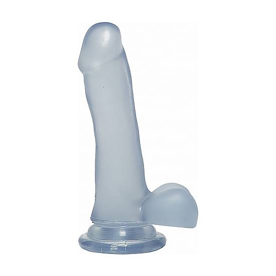 CRYSTAL JELLIES PENE CON TESTÍCULOS 26CM - TRANSLÚCIDO - Consolador Penes Juguetes Sexuales - Sex Shop ARTICULOS EROTICOS