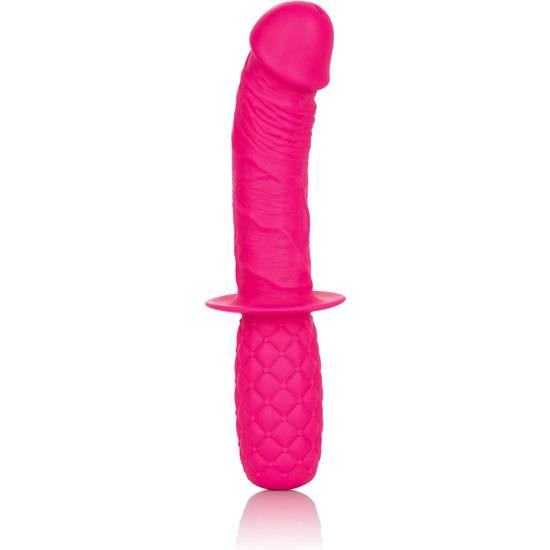 GRIP THRUSTER PENE DE SILICONA - ROSA - Consolador Penes Juguetes Sexuales - Sex Shop ARTICULOS EROTICOS