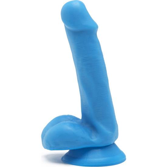 HAPPY DICKS DILDO CON TESTÍCULOS 15CM - AZUL - Consolador Penes Juguetes Sexuales - Sex Shop ARTICULOS EROTICOS