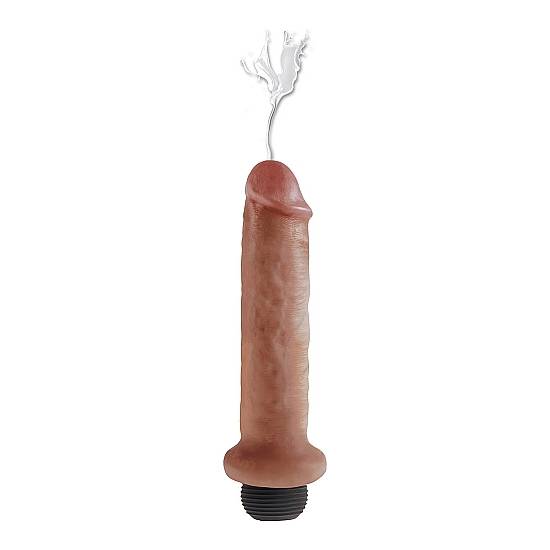 KING COCK PENE EYACULADOR 22CM - MULATO - Consolador Penes Juguetes Sexuales - Sex Shop ARTICULOS EROTICOS