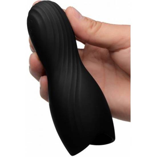 PENE DE SILICONA HEAD PLEASER - NEGRO - Vibrador Pene Vibrador - Sex Shop ARTICULOS EROTICOS