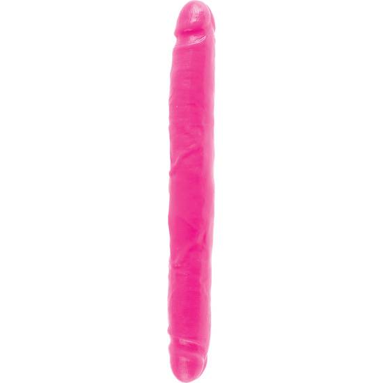 PENE DOBLE 30 CM ROSA - Vibrador Pene Doble Penetración - Sex Shop ARTICULOS EROTICOS