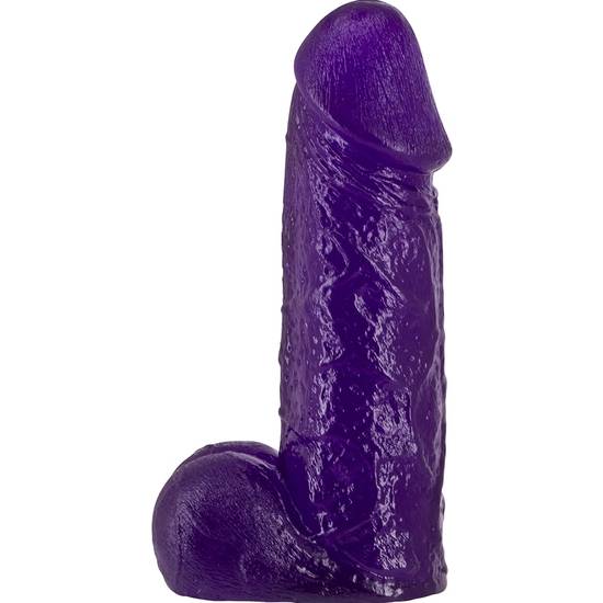 PENE REALISTICO - 15CM - MORADO - Pene Realistico Consolador - Sex Shop ARTICULOS EROTICOS