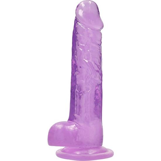 PENE REALISTICO CON TESTÍCULOS 15 CM - MORADO - Pene Realistico Consolador - Sex Shop ARTICULOS EROTICOS