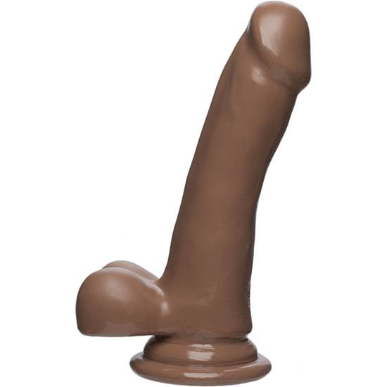 PENE REALISTICO DELGADO FIRMSKYN 16.51 CM - MARRÓN - Pene Realistico Consolador - Sex Shop ARTICULOS EROTICOS