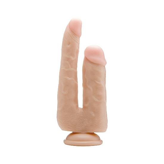 REAL ROCK PENE DOBLE 23 CM - Vibrador Pene Doble Penetración - Sex Shop ARTICULOS EROTICOS