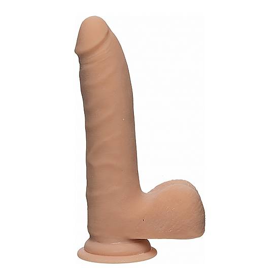 THE D - REALISTIC D PENE CON TESTÍCULOS SLIM 18X4CM - Pene Realistico Consolador - Sex Shop ARTICULOS EROTICOS