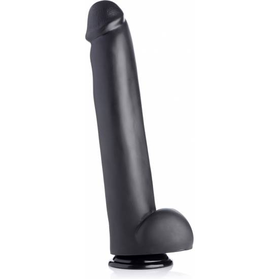 THE MASTER PENE CON BASE DE SUCCIÓN 32CM - NEGRO - Consolador Penes Juguetes Sexuales - Sex Shop ARTICULOS EROTICOS