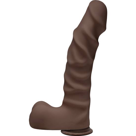 THE RAGIN D PENE REALÍSTICO 23 CM CHOCOLATE - Pene Realistico Consolador - Sex Shop ARTICULOS EROTICOS