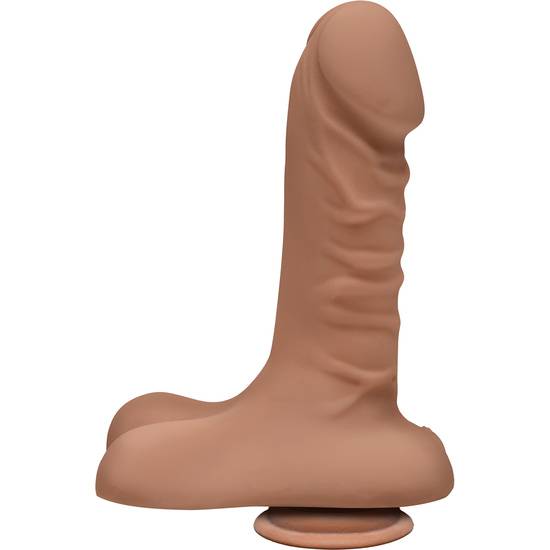 THE SUPER D PENE REALÍSTICO 16,5 CM CARAMELO - Pene Realistico Consolador - Sex Shop ARTICULOS EROTICOS