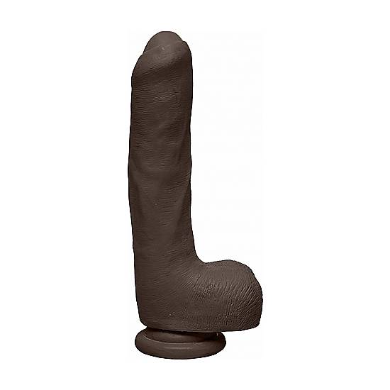 UNCUT D - PENE REALÍSTICO ULTRASKYN 22CM - CHOCOLATE - Pene Realistico Consolador - Sex Shop ARTICULOS EROTICOS