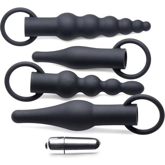 3X PREMIUM RINGED RIMMERS KIT DE ENTRENAMIENTO ANAL - NEGRO - Juguetes Sexuales  Anales Kits - Sex Shop ARTICULOS EROTICOS