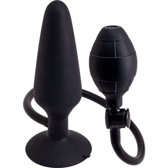 BUTT PLUG HINCHABLE L - NEGRO - Juguetes Sexuales Anal Hinchable - Sex Shop ARTICULOS EROTICOS