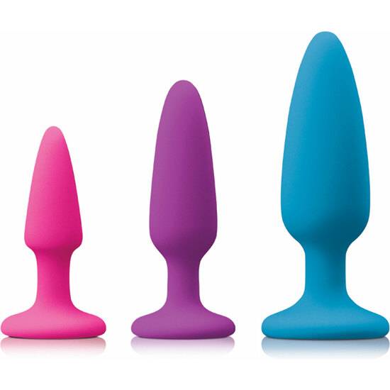 COLOURS PLEASURES KIT DE ENTRENAMIENTO ANAL - MULTICOLOR - Juguetes Sexuales  Anales Kits - Sex Shop ARTICULOS EROTICOS