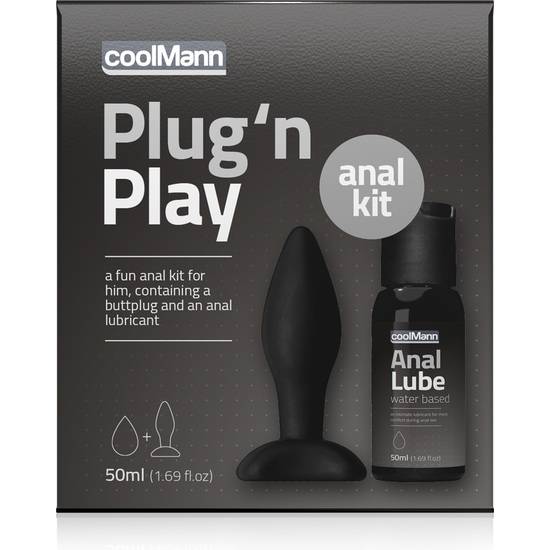 COOLMANN PLUG N PLAY DUO SET 50ML - Juguetes Sexuales  Anales Kits - Sex Shop ARTICULOS EROTICOS