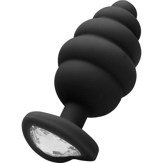 DIAMOND HEART PLUG REGULAR - NEGRO - Juguetes Sexuales Anales Anal - Sex Shop ARTICULOS EROTICOS