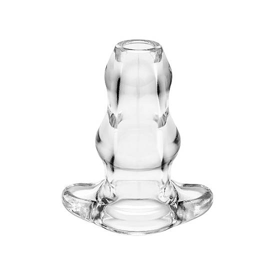 DOUBLE TUNNEL PLUG LARGE - TRANSPARENTE - Juguetes Sexuales Anal con Perlas - Sex Shop ARTICULOS EROTICOS