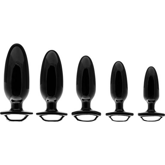 FINGER GRIP PLUG KIT DE PRINCIPIANTES - NEGRO - Juguetes Sexuales Kit - Sex Shop ARTICULOS EROTICOS