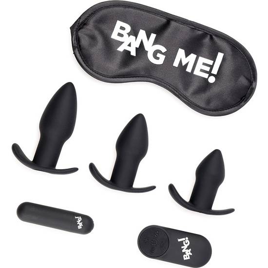 KIT DE AVENTURA ANAL - NEGRO - Juguetes Sexuales  Anales Kits - Sex Shop ARTICULOS EROTICOS