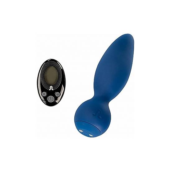 LITTLE ROCKET PLUG VIBRADOR CON MANDO - AZUL - Juguetes Sexuales Anal Vibrador - Sex Shop ARTICULOS EROTICOS