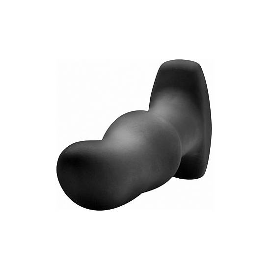 MODEL M PLUG CURVADO CON VIBRACIÓN - NEGRO - Juguetes Sexuales Estimuladores Prostata - Sex Shop ARTICULOS EROTICOS