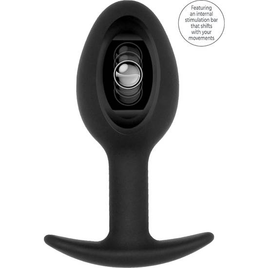 N0. 89 - PLUG CON BOLA INTERNA - NEGRO - Juguetes Sexuales Anales Anal - Sex Shop ARTICULOS EROTICOS
