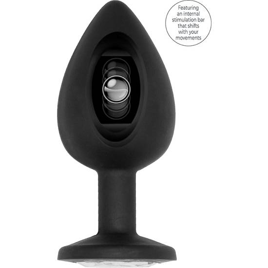 N0. 91 - PLUG CON BOLA INTERNA - NEGRO - Juguetes Sexuales Anales Anal - Sex Shop ARTICULOS EROTICOS