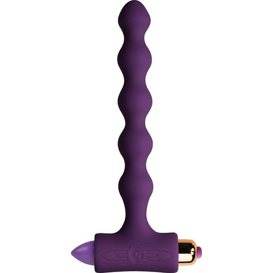 PETTITE SENSATIONS PLUG PERLAS MORADO - Juguetes Sexuales Anal con Perlas - Sex Shop ARTICULOS EROTICOS