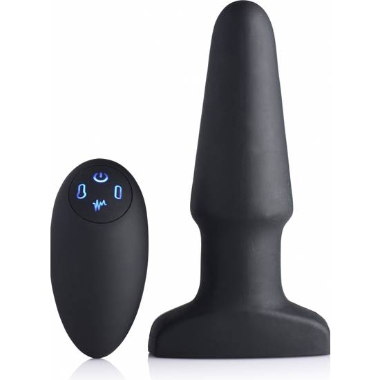 PLUG ANAL DE SILICONA, INFLABLE Y CON VIBRADOR de 10X - Juguetes Sexuales Anal Vibrador - Sex Shop ARTICULOS EROTICOS
