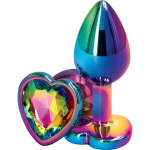PLUG CORAZON PEQUEÑO - REAR ASSETS MULTICOLOR - Anal - SEXSHOP