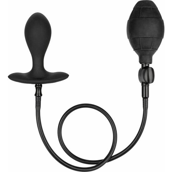PLUG DE SILICONA HINCHABLE - NEGRO - Juguetes Sexuales Anal Hinchable - Sex Shop ARTICULOS EROTICOS