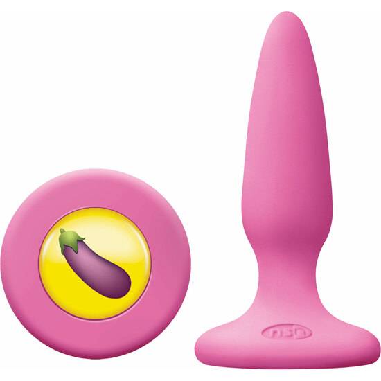 PLUG SILICONA ROSA - MOJIS DCK MINI - BERENJENA - Juguetes Sexuales Anales Anal - Sex Shop ARTICULOS EROTICOS