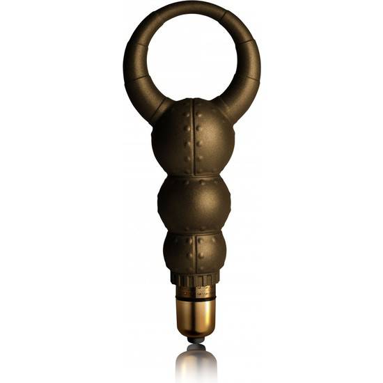 POSEIDON - PLUG VIBRADOR DORADO - Juguetes Sexuales Anal Vibrador - Sex Shop ARTICULOS EROTICOS