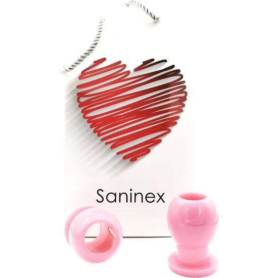 SANINEX LIAISON - PLUG ORGÁSMICO TUNEL ROSA - Juguetes Sexuales Kit - Sex Shop ARTICULOS EROTICOS