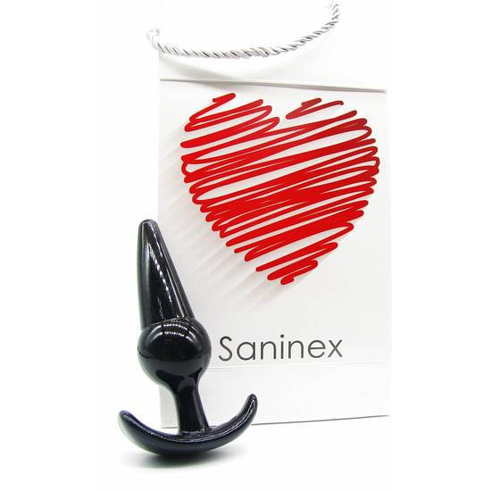 SANINEX PLUG INITIATION ORGASMIC ANAL SEX COLOR NEGRO - Juguetes Sexuales Anales Anal - Sex Shop ARTICULOS EROTICOS