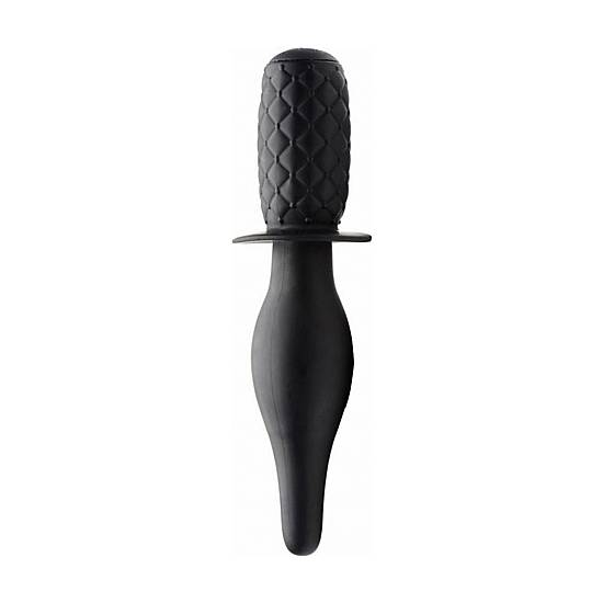 THE DROP 10X PLUG VIBRADOR DE SILICONA NEGRO - Vibrador Pene Vibrador - Sex Shop ARTICULOS EROTICOS