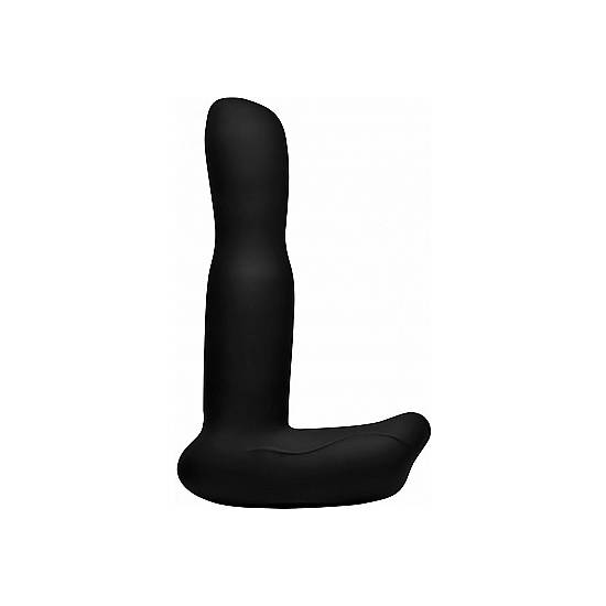 VIBRADOR PRÓSTATA DE SILICONA CON MANDO - NEGRO - Juguetes Sexuales Estimuladores Prostata - Sex Shop ARTICULOS EROTICOS