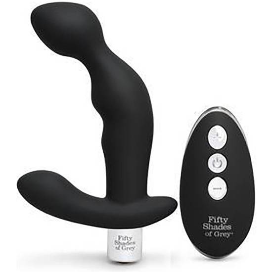 VIBRADOR PUNTO P CONTROL REMOTO - NEGRO - Juguetes Sexuales Estimuladores Prostata - Sex Shop ARTICULOS EROTICOS