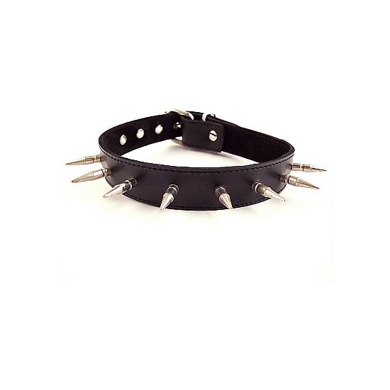 COLLAR DE CUERO CON PINCHOS - Cuerdas BDSM Bondage - Sex Shop ARTICULOS EROTICOS